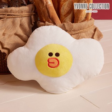 YVONNE 以旺傢飾 莎莉太陽蛋抱枕 （LINE FRIENDS）