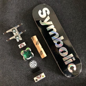 symbolic滑板專業板面兒童板成人板7.0/7.25/7.5/8.0/8.25 雙翹板