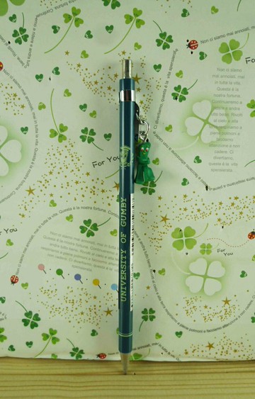 【震撼精品百貨】Gumby 吊飾自動筆-綠 震撼日式精品百貨