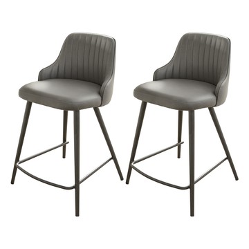GAGU FEELING 吧台椅  2個  深灰色