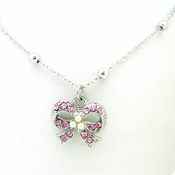 【Charme】日韓新品  粉鑽蝴蝶結  水晶鑽  腳鍊