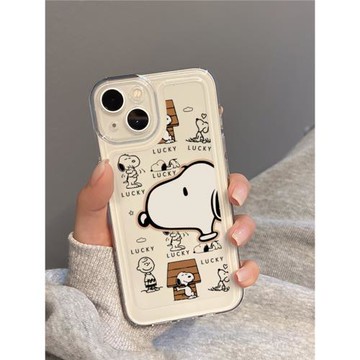 適用iPhone14手機殼蘋果14promax套13透明12硅膠11男16女14pro防摔max高級感78plus復古15卡通動漫史努比mini