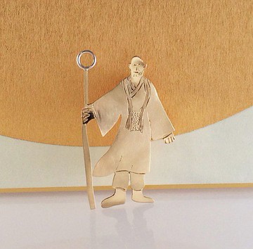 ◇ 奧修 ◇ 黃銅鍛造胸針