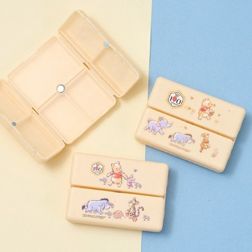 【R.FUN SHOP】維尼100周年磁吸萬用七格收納盒 飾品盒 小物 收納 旅遊 CA1000