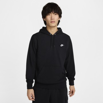 NIKE 長袖上衣 男 帽T AS M NK CLUB FT PO HOODIE 黑 FN3867-010 (3S4252)