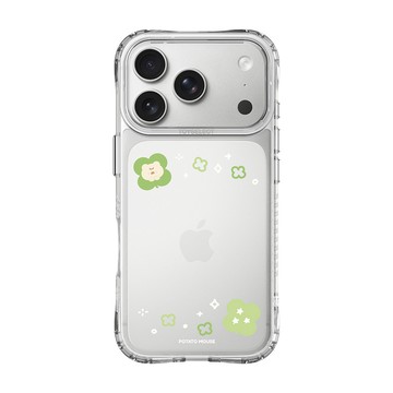 【插畫家聯名】鼠泥寶寶幸運草抗黃防摔MagSafe iPhone手機殼