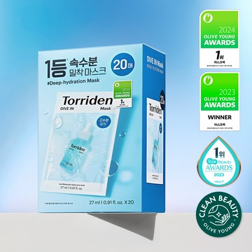 Torriden Dive In Low Molecular Hyaluronic Acid Mask Sheet 20ea