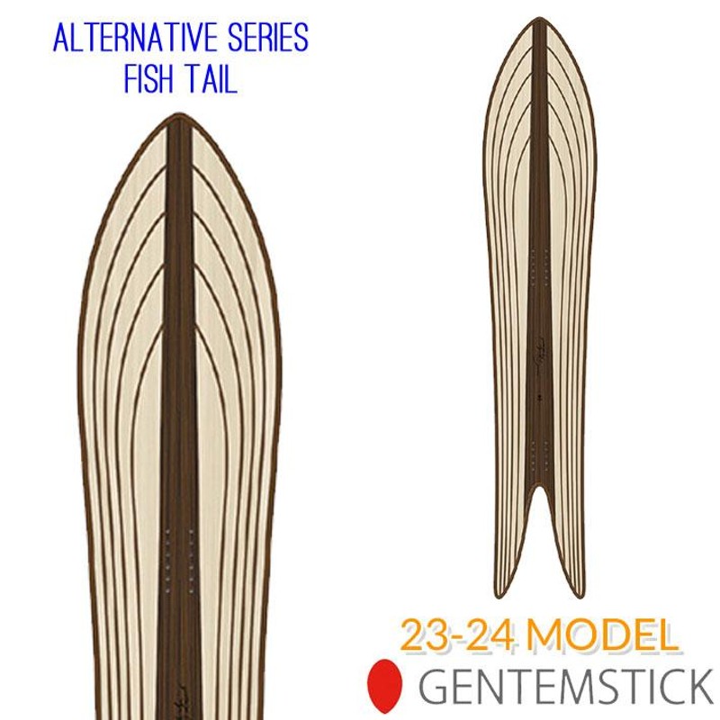 23-24 GENTEMSTICK SUPER FISH OUTLINE CORE 176cm ゲンテンスティック