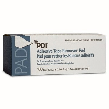 Adhesive Remover PDI  Pad 100 per Pack Case of 1000 by Professional Disposables