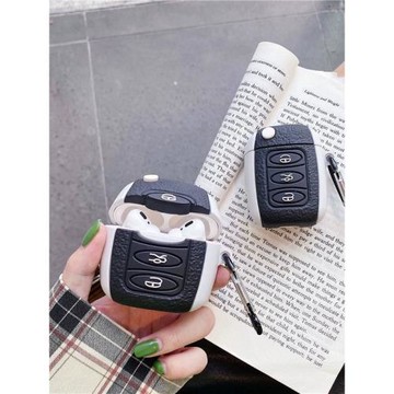 創意賓利汽車鑰匙適用AirPods123代保護套二代Pro個性潮蘋果無線藍牙耳機殼airpodspro2防摔三四五代硅膠軟盒
