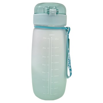 Kiyodo 磨砂漸層吸管水壺 22 x 8.5cm  綠色  1L  1瓶