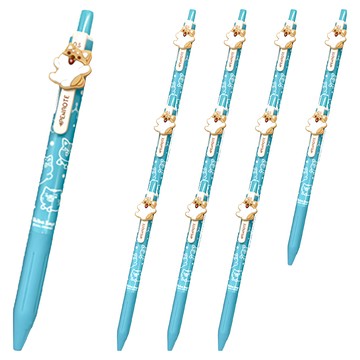 PENROTE 筆樂 柴語錄造型中性筆 藍墨 藍色  12支