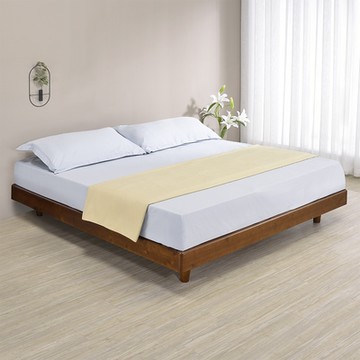 Homelike 喜家居雙人加大6尺漂浮床底(胡桃色)(2272)-152x194x27cm