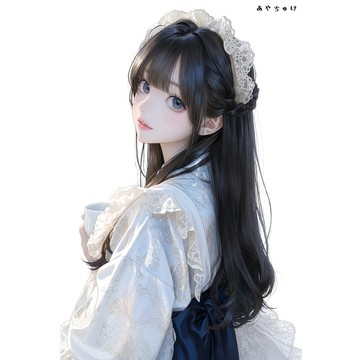 【9 月新作】07-141-0345 人物貼紙 幻想復古浪漫咖啡廳