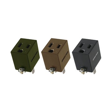 ADAMOUTDOOR  三轉二轉接插頭 (3色可選)