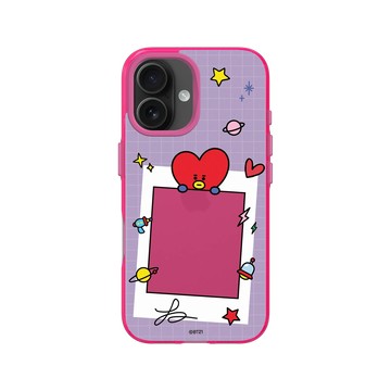 iPhone 16 Clear 粉漾桃 - BT21 - TATA Stay With You