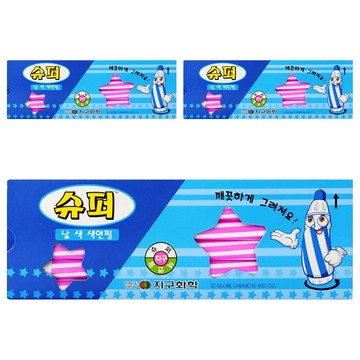 地球化學 超級免削彩色鉛筆  1色  3盒