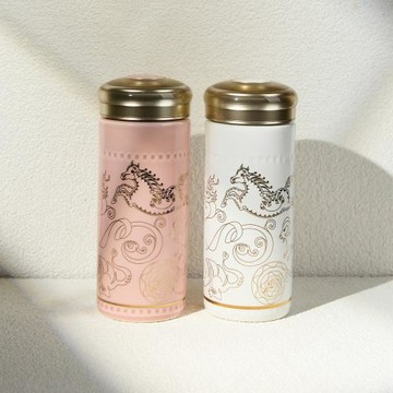 乾唐軒活瓷  | 新品上市 | 吉紋十二生肖隨身杯 / 大 / 雙層 / 4色 330ml