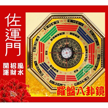 佐運門 八卦鏡 開光 羅盤八卦 羅盤 開光八卦鏡 硃砂 化煞 風水擺件 開運 招財 避邪 擋煞 鎮宅 出入平安 風水鏡