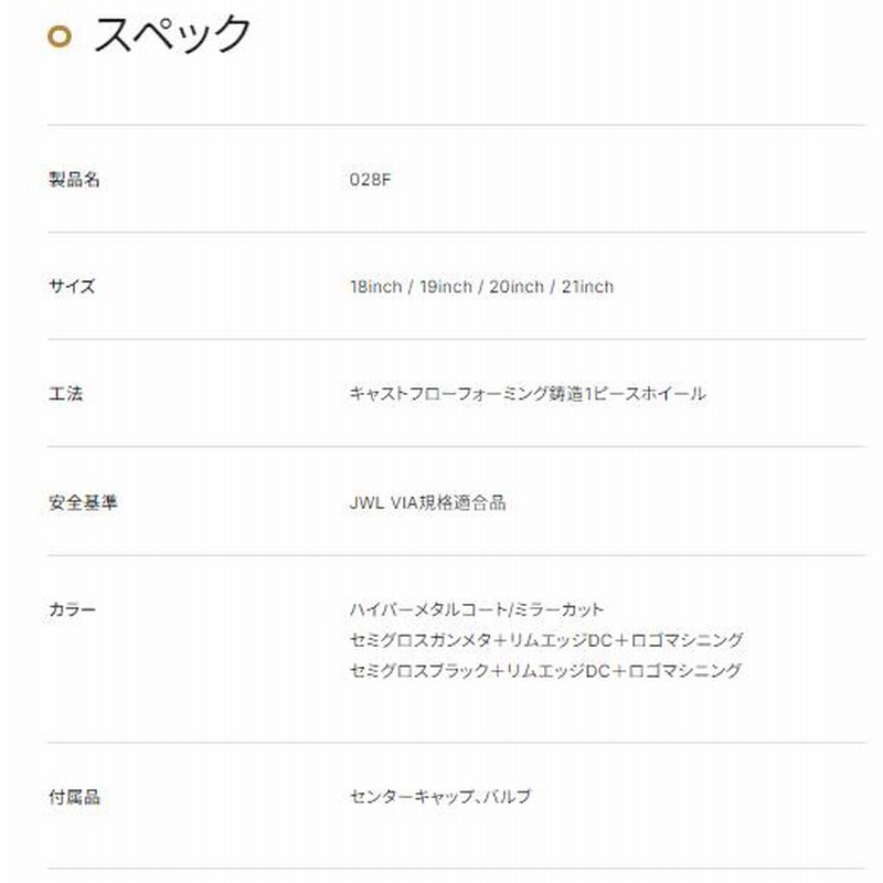 MID RMP 028F 18インチ 7J インセット48 5穴 PCD 114.3 ハイパー