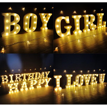 🔥隔日到貨🔥字母燈 數字燈 LED造型燈 求婚 慶生 派對 告白 婚禮佈置 夜燈 裝飾燈 情人節 拍攝道具