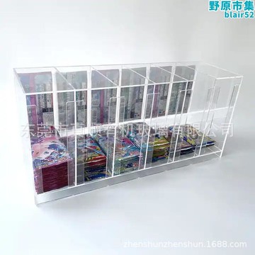 透明口袋妖怪包分配器展示箱亞克力遊戲動漫卡片收納盒