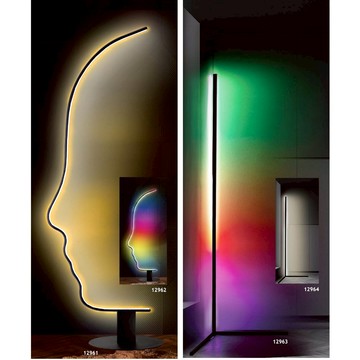 LED彩色遙控落地燈 C18-54-12961 12962 12963 12964