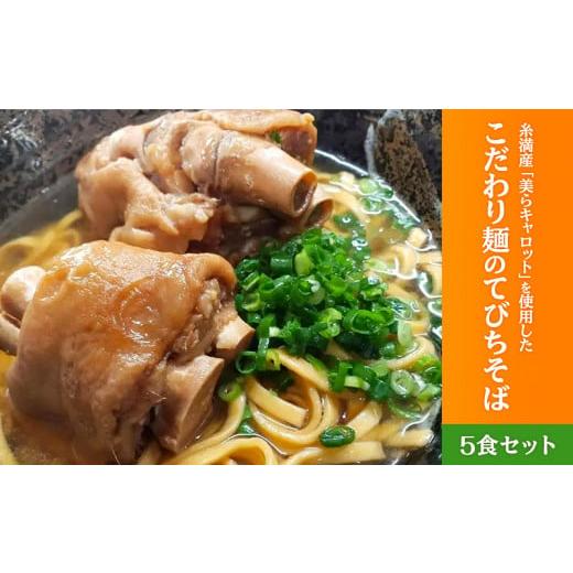 ふるさと納税 沖縄県 糸満市 こだわり麺のてびちそば　5食セット