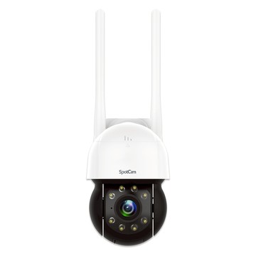 SpotCam 全彩夜視可旋轉2.5K防水IP65網路攝影機監視器  1個  PT1
