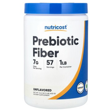 Nutricost, 益生元纖維，原味，16.2 盎司（453 克）