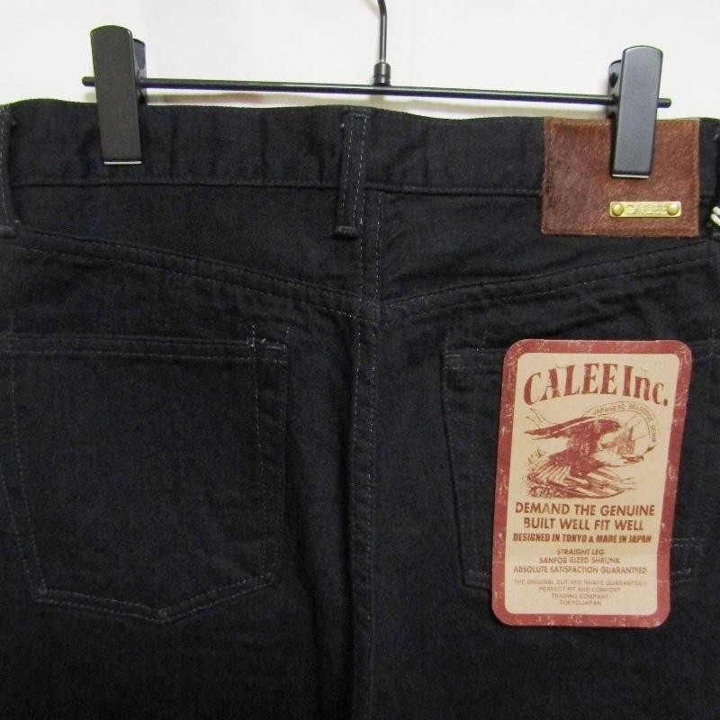 未使用 CALEE キャリー 5 POCKET SLIM STRAIGHT DENIM PANTS CL