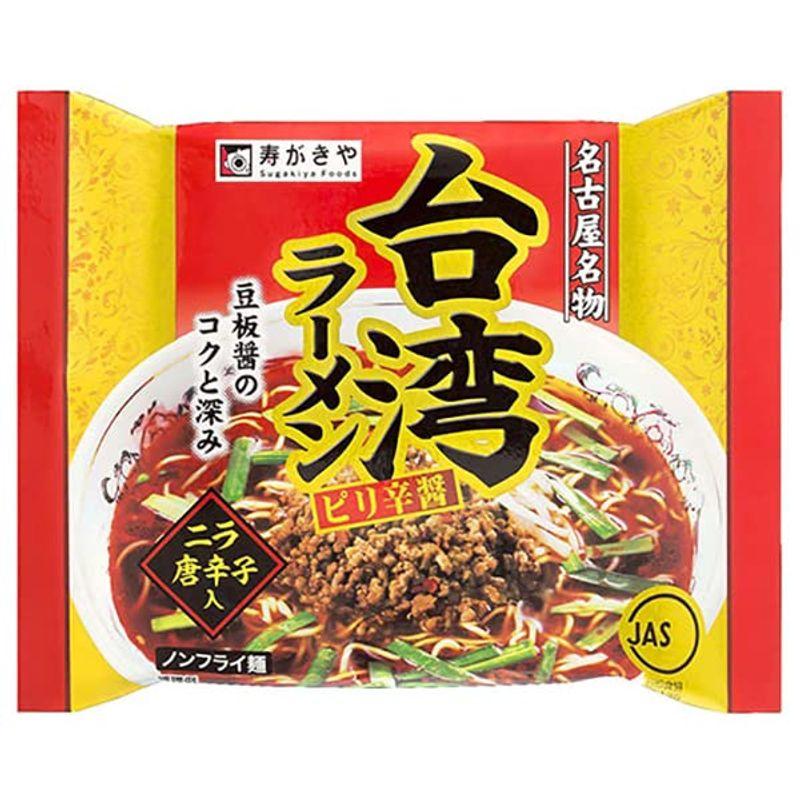 寿がきや 台湾ラーメン ピリ辛醤 110g×12袋入×(2ケース)