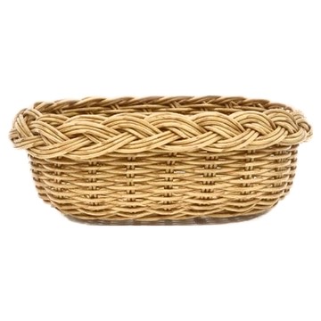 CREER 交叉編織籃 聚丙烯 聚乙烯 材質  S(21 x 14 x 7cm)  1個  橢圓