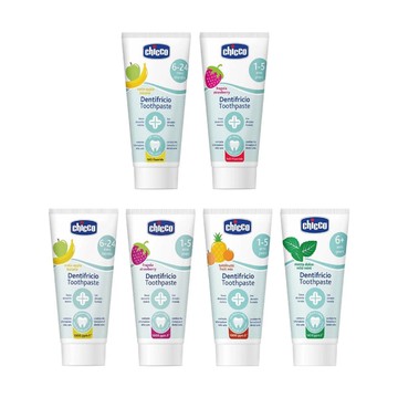 Chicco 兒童木糖醇牙膏｜50ml｜含氟／不含氟｜多款可選【佳兒園婦幼館】