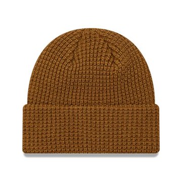 New Era 毛帽 Knit Medium Beanie 雪松棕 帽子 反摺 NE60494755