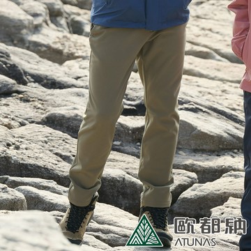 【ATUNAS 歐都納】男款抗風保暖長褲A6PA2414M/2色可選