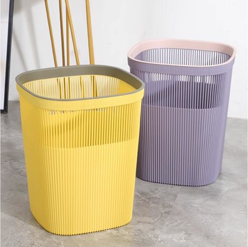 垃圾桶家用大容量廚房專用客廳衛生間辦公商用紙簍無蓋帶壓圈宿舍【步行者戶外生活館】