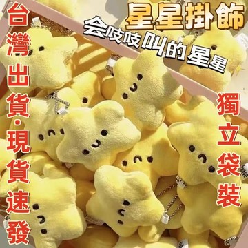 現貨🏆隔日到貨 星星掛件 毛絨掛件 包包掛件 公仔掛飾 書包裝飾掛件 情侶掛墜 玩偶鑰匙扣 閨蜜掛件 掛件 鑰匙扣 禮物
