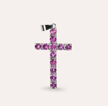 AND 紫石榴石 紫色 圓形 3mm 墜子 和諧系列 Gospel 天然寶石