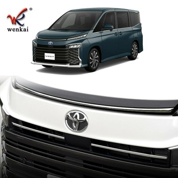 適用22款豐田VOXY 90系前上中網飾條 改裝前格柵不銹鋼裝飾亮條