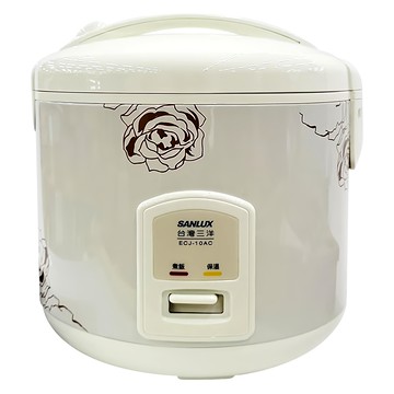 SANLUX 台灣三洋 ECJ-10AC 電子鍋 不沾黏塗層內鍋 可拆式集水盒  白色
