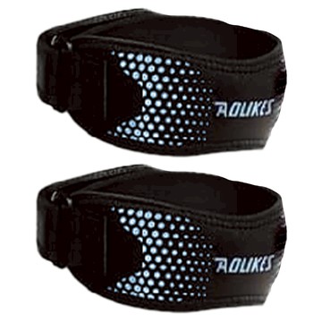 AOLIKES 奧力克斯 7921炫彩髕骨帶  45 x 5.5cm 厚1.1cm  藍色  2個