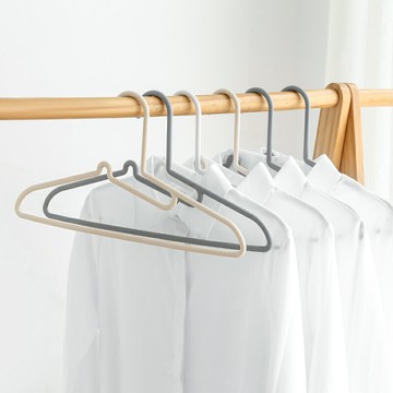 衣架家用曬無痕防滑多功能衣撐撐子防風衣掛鉤涼晾衣服架掛衣架子