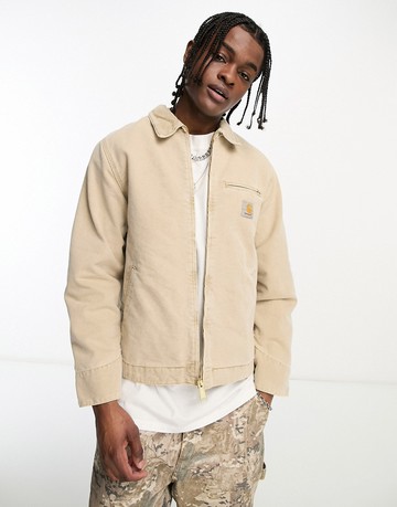 Carhartt WIP detroit jacket in faded brown