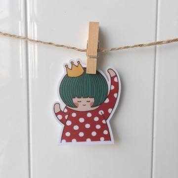 栗子妹系列小型防水貼紙 SS0016