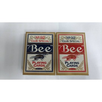 【USPCC撲克】美國原裝進口 Bee NO,92蜜蜂牌金邊撲克牌單付