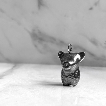 【純銀手作】豬・率性真誠・純銀項鍊