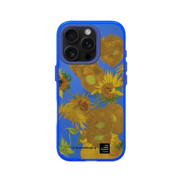 iPhone 16 Pro Clear 激光藍 - Van Gogh Museum - 向日葵-透明