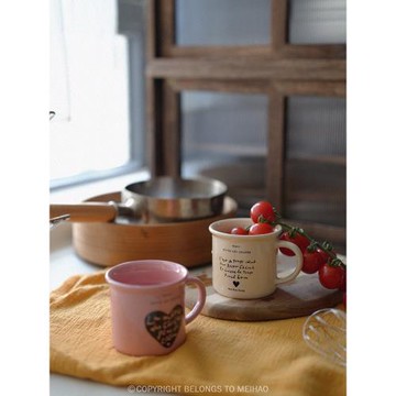 原創設計法式復古ins耐高溫馬克杯陶瓷咖啡杯小眾禮物情侶杯禮盒