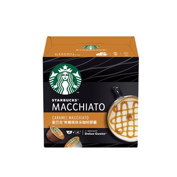 【星巴克】星巴克焦糖瑪奇朵咖啡膠囊 (12顆)x3盒